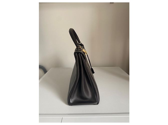Hermès Kelly 32 Ritorno Marrone scuro - vista 6