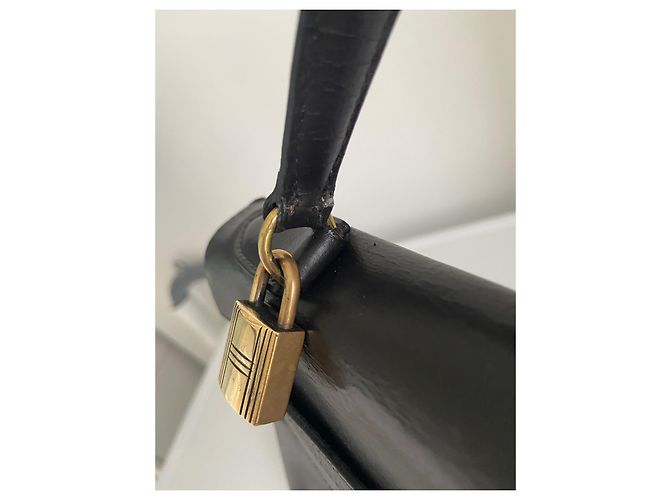 Hermès Kelly 32 Ritorno Marrone scuro - vista 7