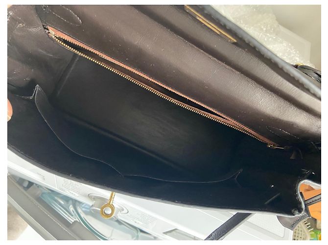 Hermès Kelly 32 Ritorno Marrone scuro - vista 8