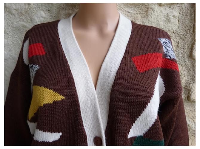 Rene Derhy Prendas de punto Castaño Multicolor - vista 4