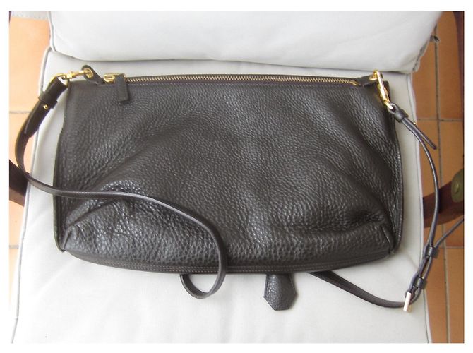 Borsa a mano Tom Ford Alix in pelle cioccolato - vista 5
