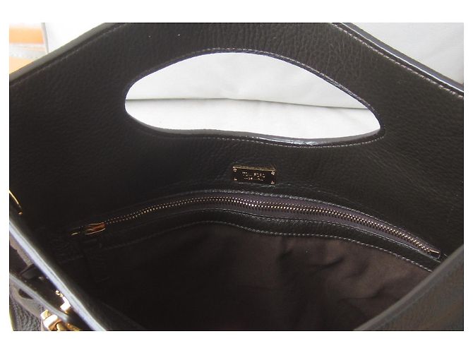 Borsa a mano Tom Ford Alix in pelle cioccolato - vista 7