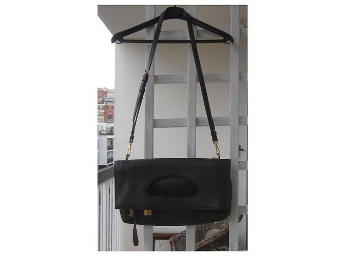 Borsa a mano Tom Ford Alix in pelle cioccolato - vista 10