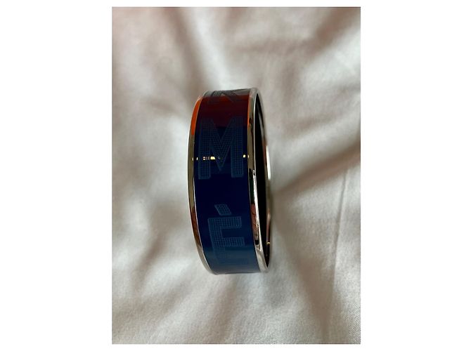 Nueva pulsera azul de esmalte Hermès Azul oscuro - vista 5