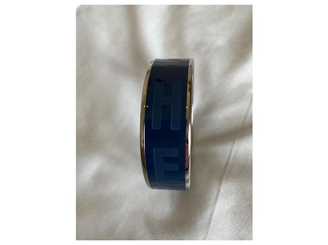 Nueva pulsera azul de esmalte Hermès Azul oscuro - vista 6