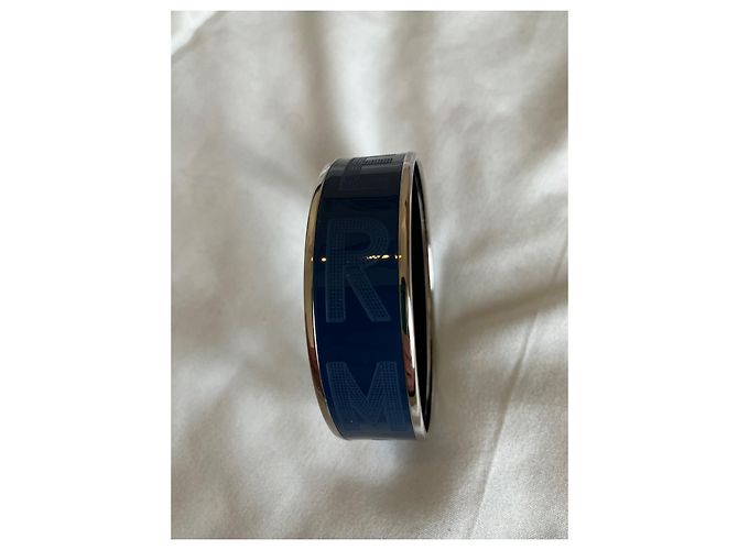Nueva pulsera azul de esmalte Hermès Azul oscuro - vista 7