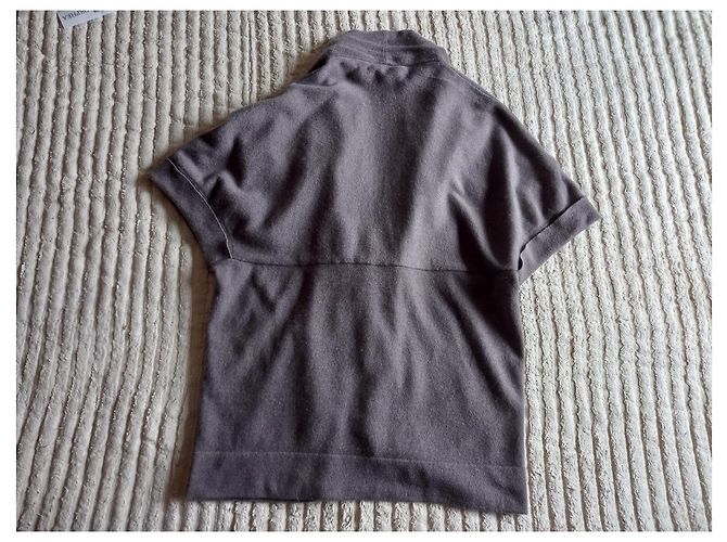 Ärmelloser Pullover Brunello Cucinelli grau aus Kaschmir 42 - Ansicht 8