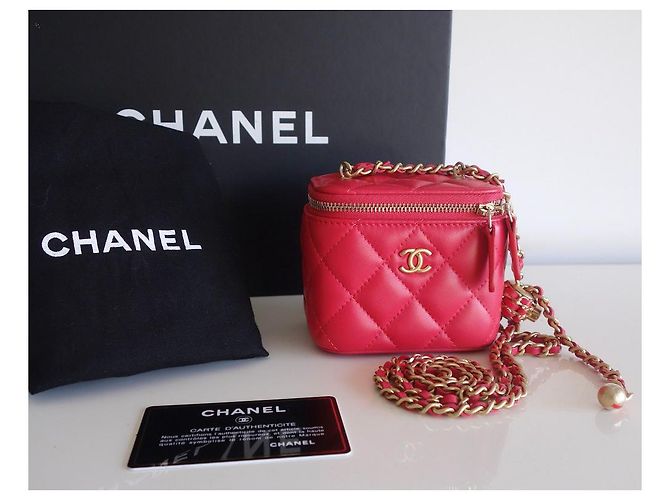 Timeless Clássica mini clutch Chanel Rosa - vista 8