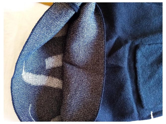 Autre Marque Pantaloncini Rhude Logo Intarsia Blu - vista 7