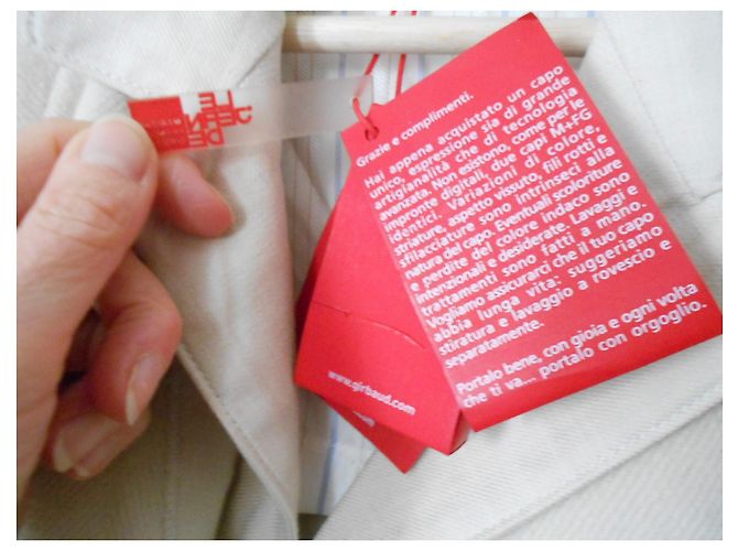 Marithé et François Girbaud Ecru Wolljacke Größe S Aus weiß - Ansicht 7