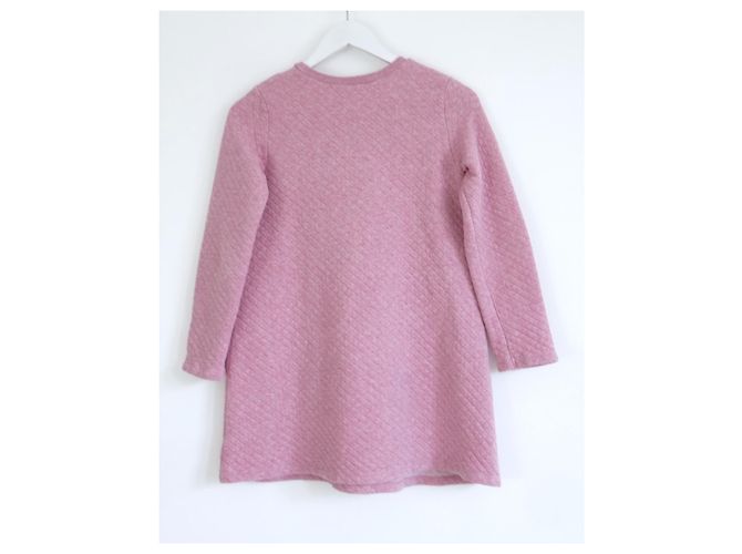 Vestido de Niña Dior Rosa Logo Acolchado - vista 6