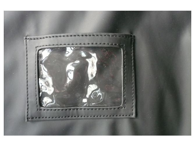 CHANEL Housse de vêtement toile imperméable Voyage TBE Noir - vue 4