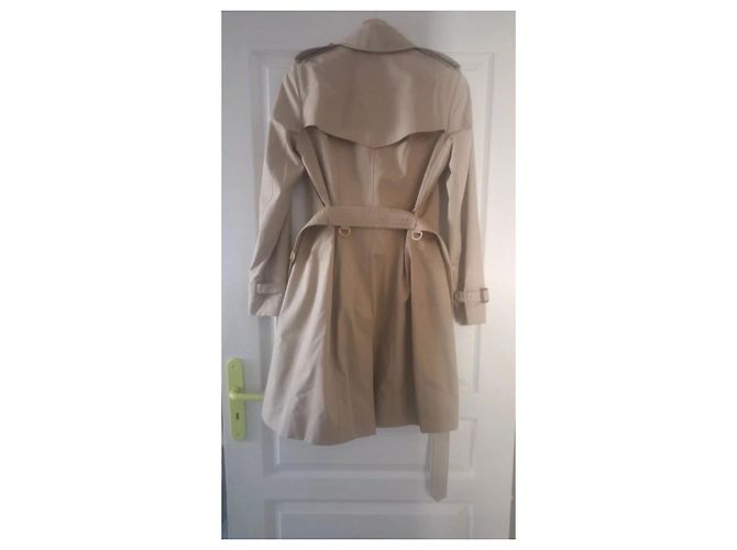 Gabardina Burberry Beige de Algodón - vista 2