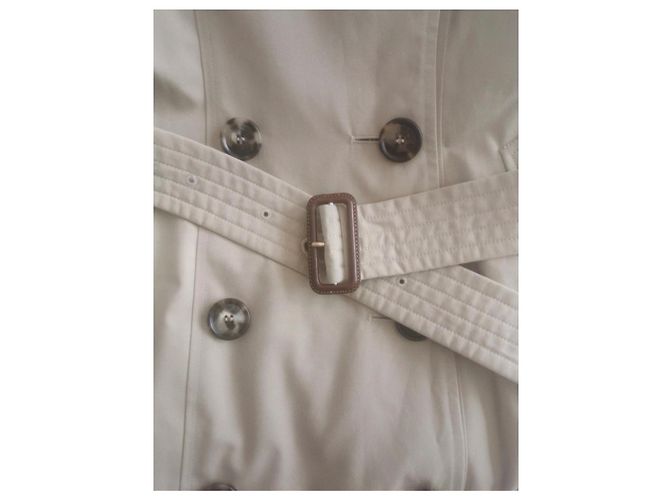 Gabardina Burberry Beige de Algodón - vista 4