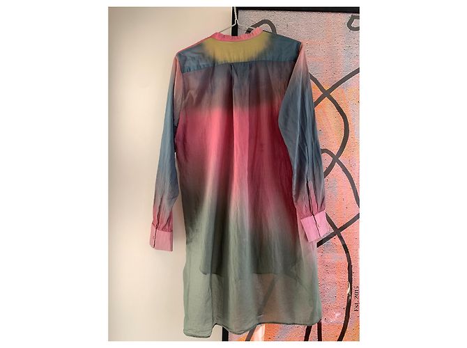 Dior Bluse aus Baumwolle mehrfarbig Mehrfarben - Ansicht 5