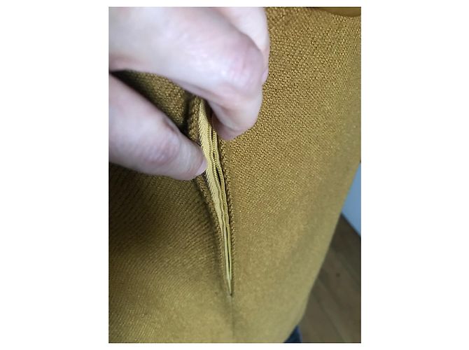 Dior Rockanzug Wolle Senfgelb - Ansicht 6