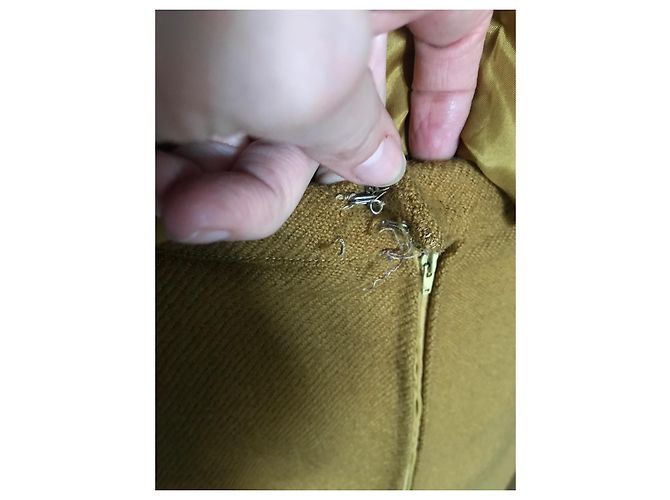 Dior Rockanzug Wolle Senfgelb - Ansicht 7