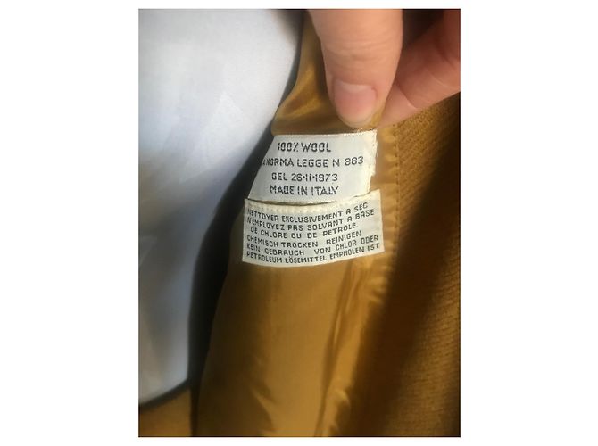 Dior Rockanzug Wolle Senfgelb - Ansicht 8