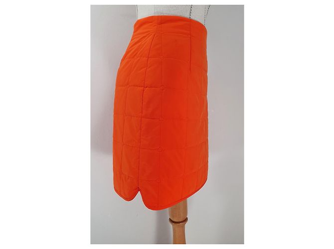 Falda MCM Naranja de Poliamida - vista 2