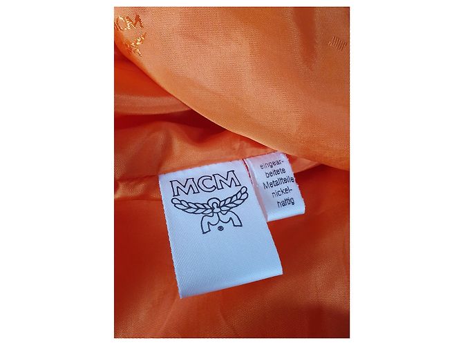 Falda MCM Naranja de Poliamida - vista 5