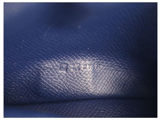 Béarn Hermès cartera Bearn de piel Azul marino - vista 13