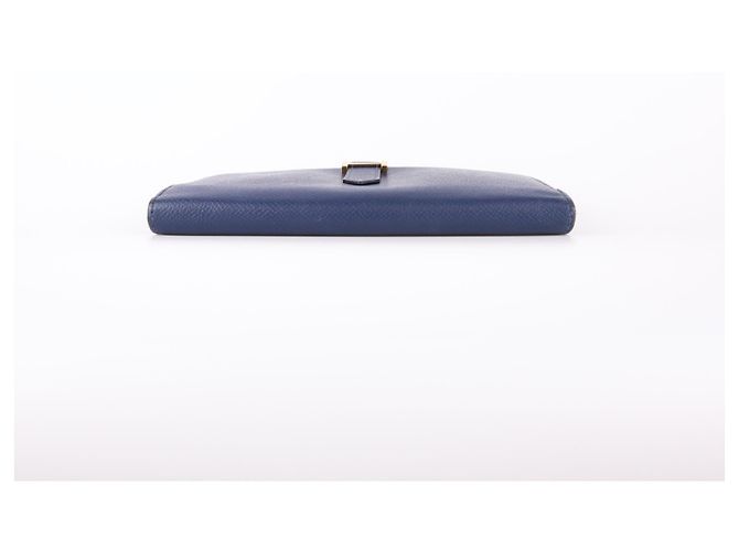 Béarn Hermès cartera Bearn de piel Azul marino - vista 4