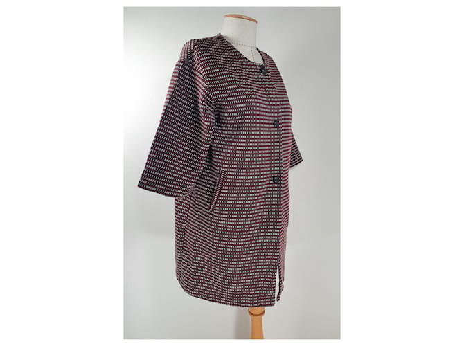Autre Marque OTTOD'AME Abrigo Blazer Largo Multicolor - vista 3