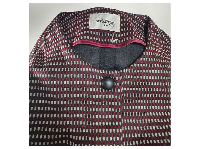 Autre Marque OTTOD'AME Abrigo Blazer Largo Multicolor - vista 5