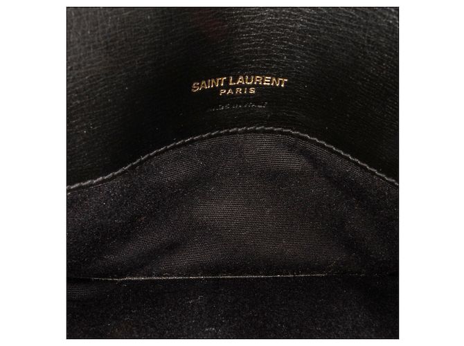 Yves Saint Laurent Porta telefono Cassandre con monogramma nero YSL - vista 5
