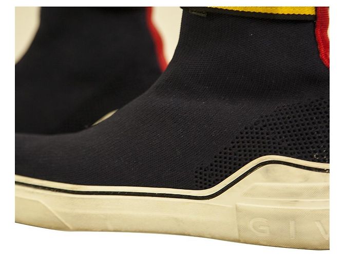 Givenchy Paris George V Sock Blue Yellow Signature Sneakers vendute al dettaglio a 650$ - vista 7