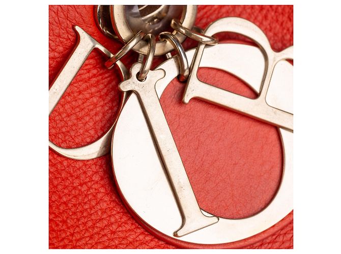 Borsa Dior Polochon Granville rossa - vista 11