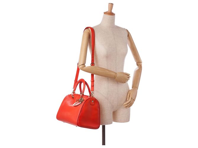 Borsa Dior Polochon Granville rossa - vista 16