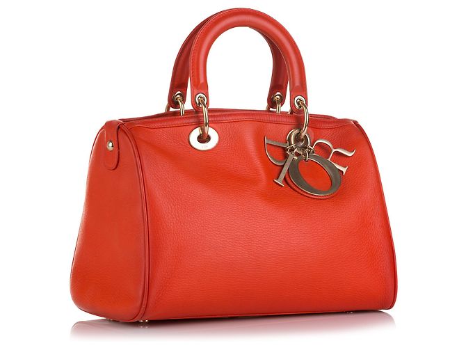 Borsa Dior Polochon Granville rossa - vista 2