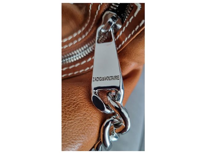 Zadig & Voltaire Borsa a tracolla Le Cecilia pelle marrone - vista 3