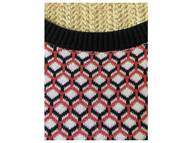 Top a maniche corte Comptoir Des Cotonniers in cotone e viscosa Multicolore - vista 5