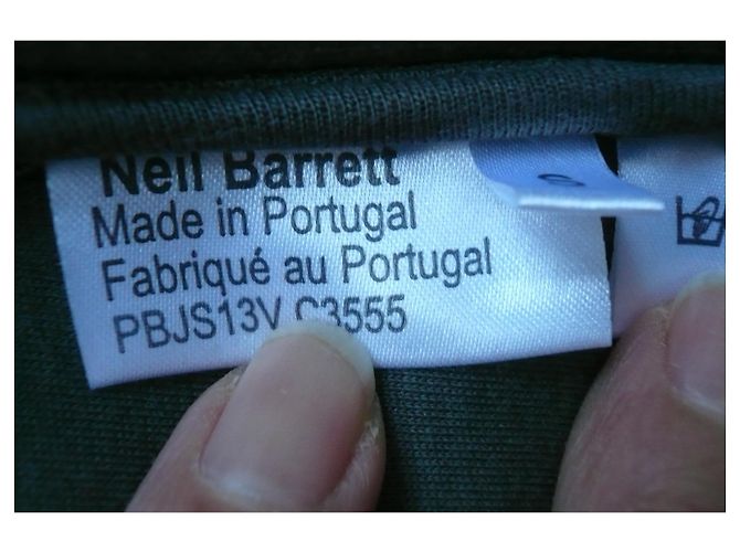 NEIL BARRETT Pullover Form Sweatshirt seitlicher Reißverschluss sehr guter Zustand TS - Ansicht 5