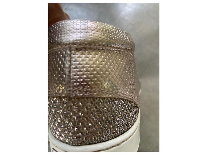 Sneakers Jimmy Choo Rosa e Argento Metallizzato - vista 7