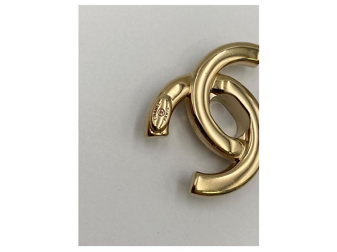 CHANEL chiusura CC turnlock dorata D'oro - vista 7