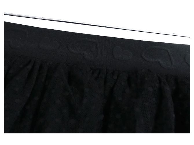 Dior Girl's Black Polka Dot Tüll Lagenrock Schwarz - Ansicht 4