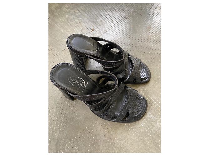 Mules Free Lance in pelle nera Nero - vista 2
