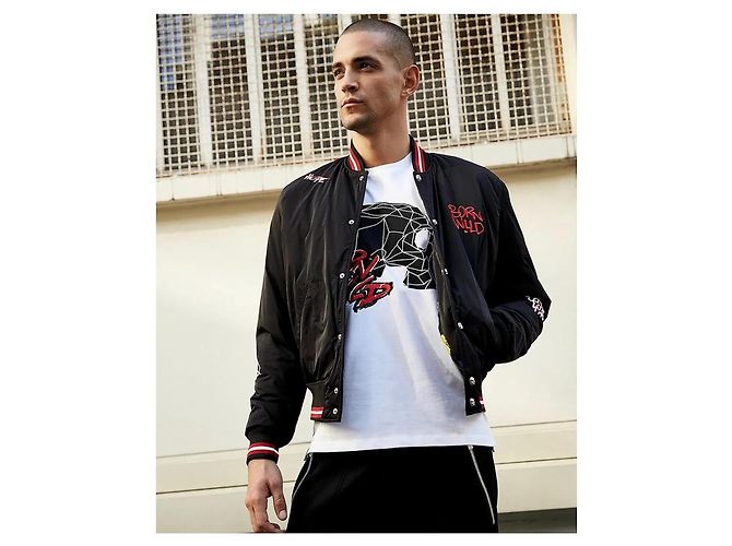 Autre Marque The Kooples Giacche Blazer Multicolor Nero Rosso - vista 11