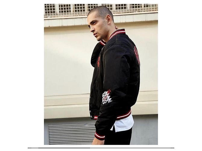 Autre Marque The Kooples Giacche Blazer Multicolor Nero Rosso - vista 12