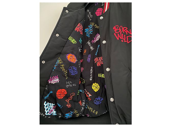 Autre Marque The Kooples Giacche Blazer Multicolor Nero Rosso - vista 8