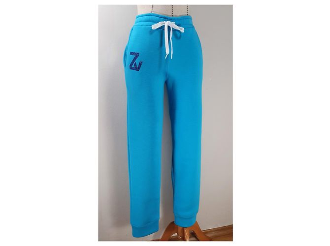 Calça azul de algodão Zadig & Voltaire - vista 6