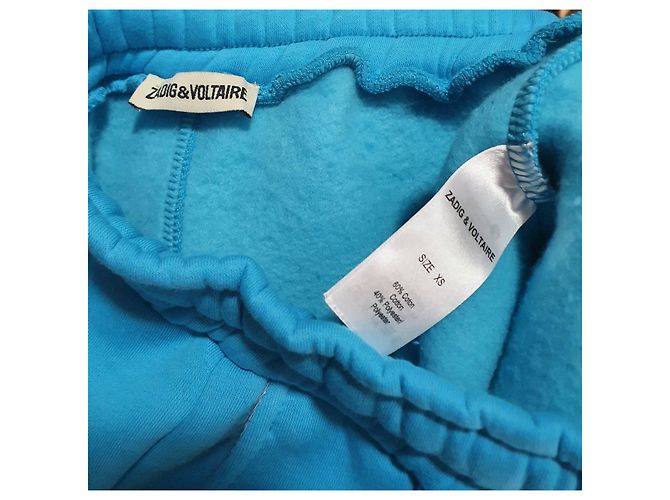 Calça azul de algodão Zadig & Voltaire - vista 9