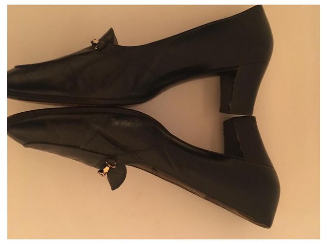 Bally MOCASSINI CON TACCO ,  vintage Bailly Svizzera Nero - vista 2