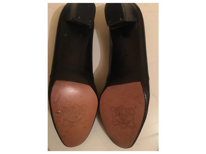 Bally MOCASSINI CON TACCO ,  vintage Bailly Svizzera Nero - vista 3