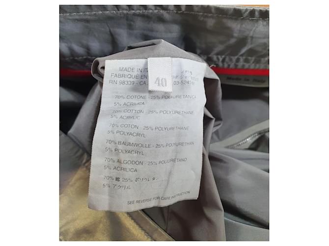 Falda midi Prada de algodón y poliuretano - vista 8