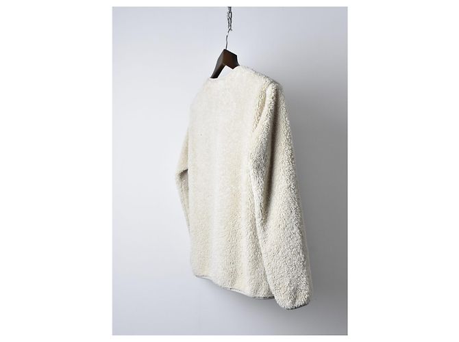 Autre Marque Engineered Garments x Uniqlo Fleece Sweatshirt Creme M Roh - Ansicht 3