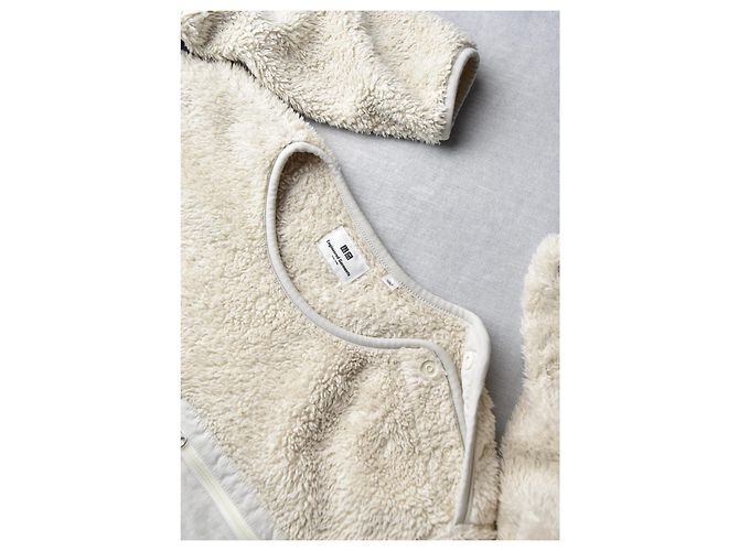 Autre Marque Engineered Garments x Uniqlo Fleece Sweatshirt Creme M Roh - Ansicht 4